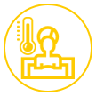 Infrared Sauna Icon Yellow