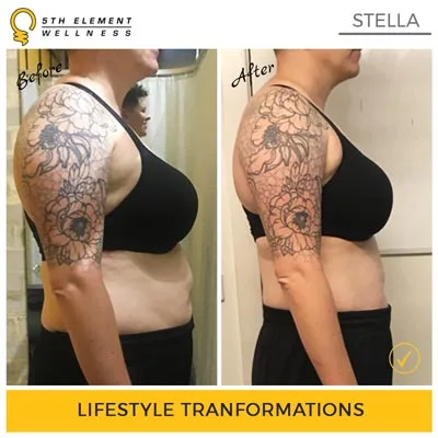 Transformations with Personal Training at 5th Element Wellness