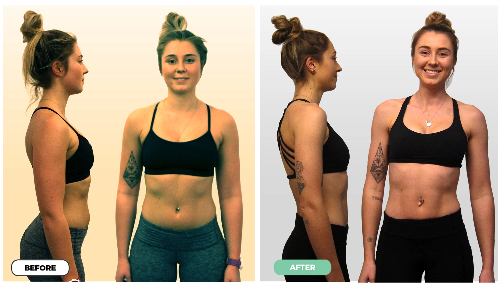 Transformations with Personal Training at 5th Element Wellness