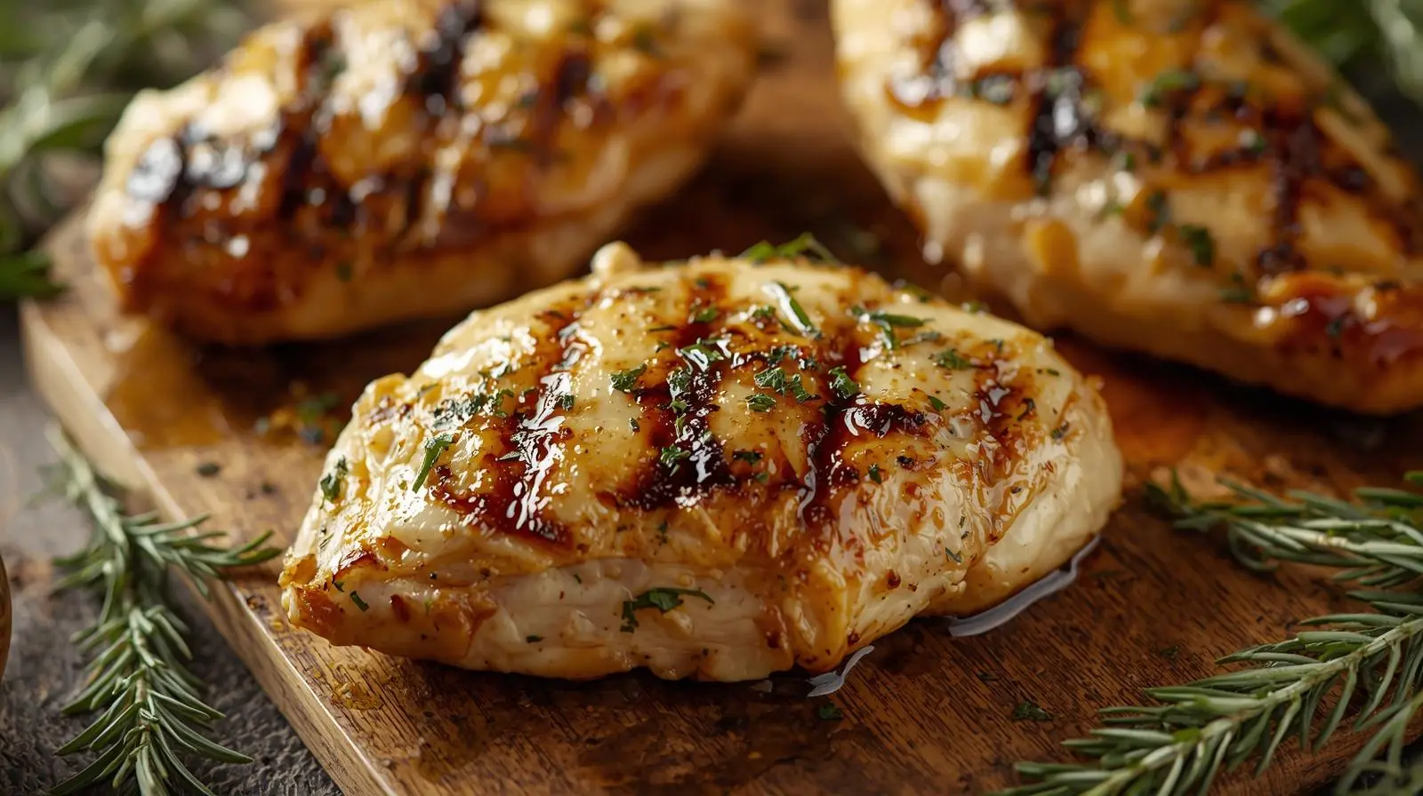 Grilled Lemon Garlic Rosemary Chicken Breasts healthy recipe shared by 5th Element Wellness in Fitzroy North supporting healthy eating and lifestyle habits