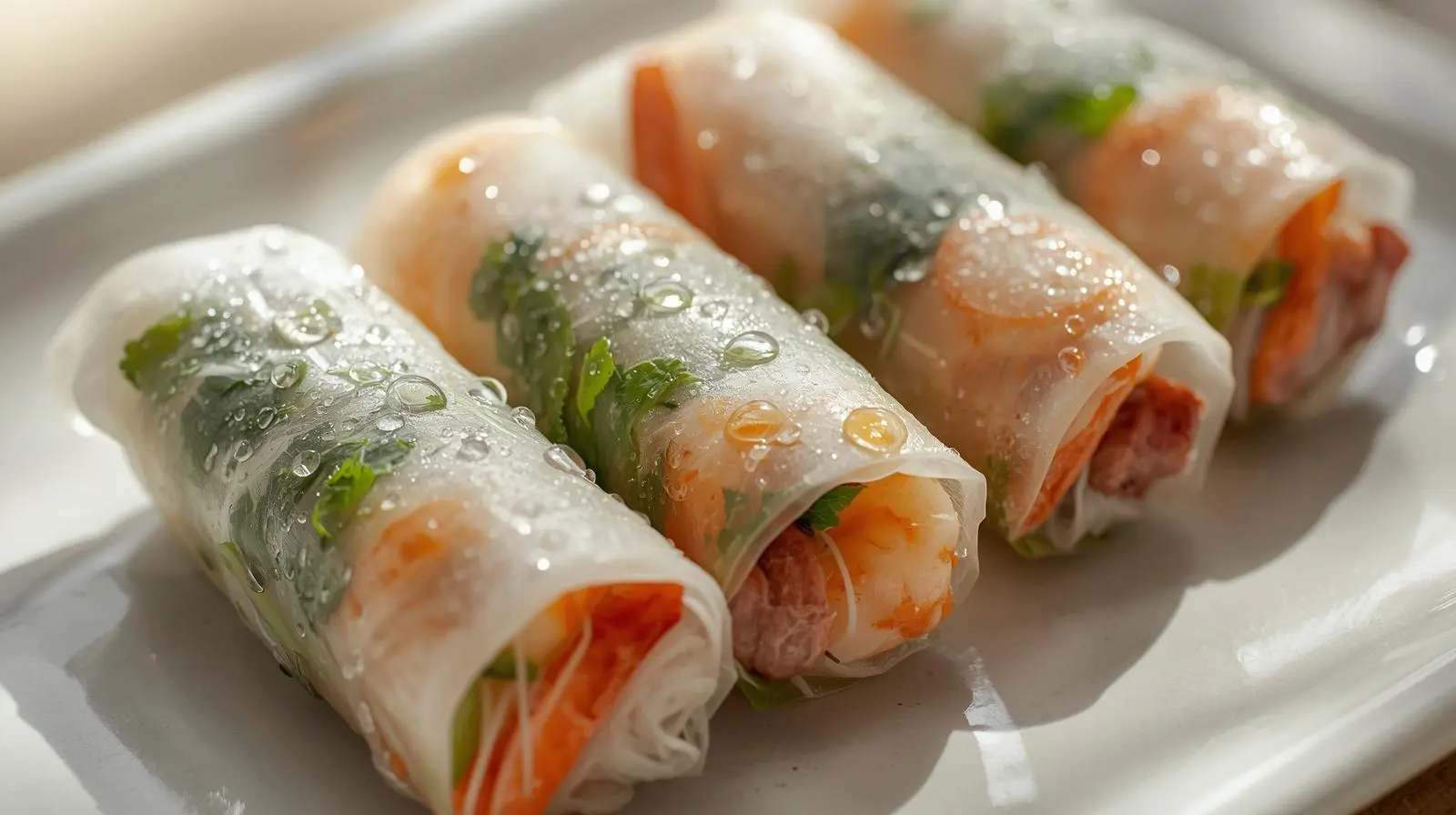 Vietnamese Fresh Springrolls healthy recipe shared by 5th Element Wellness in Fitzroy North supporting healthy eating and lifestyle habits