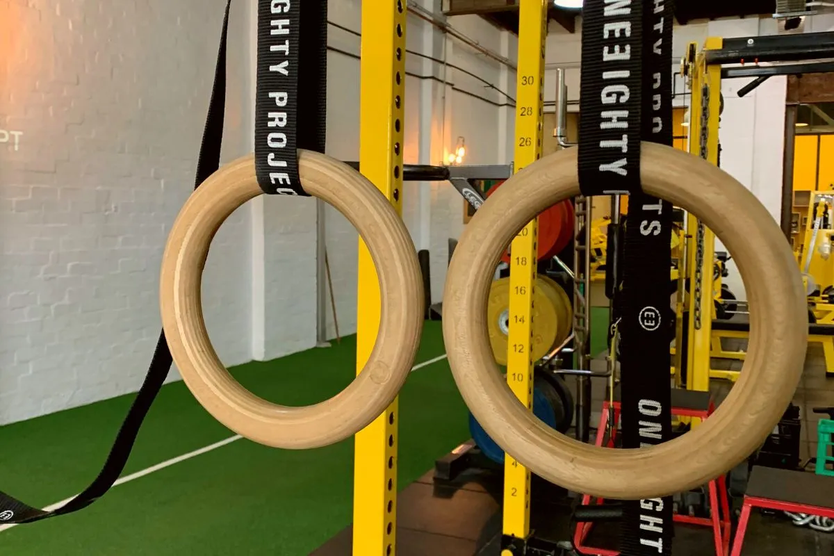 Gymnastic rings at the facility