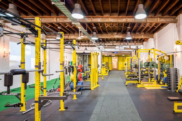 The 5EW gym floor and recovery spaces at Queens Parade, Fitzroy North
