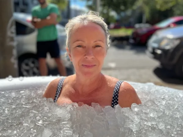 Ice bath in the recovery suite