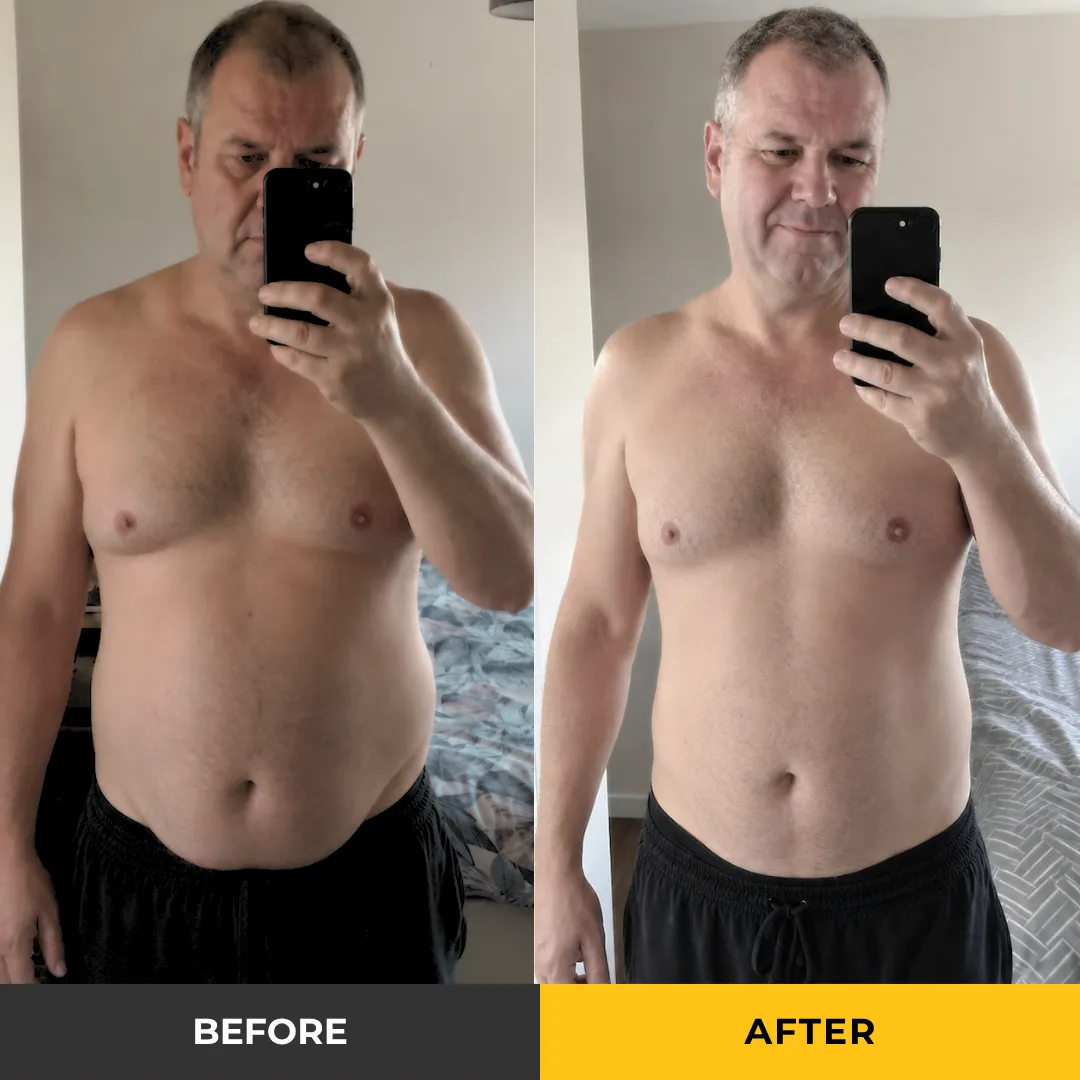 Online coaching transformation - Mark